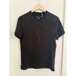 EVERLANE Men's Black Organic Cotton Crewneck Tee | Size Small